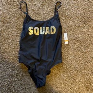 SQUAD one piece swim suit